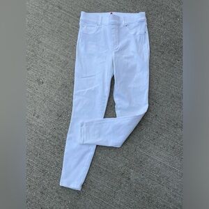 Spanx's Pull-On Pants Skinny Straight classic white Size L Large Gorpcore Beach